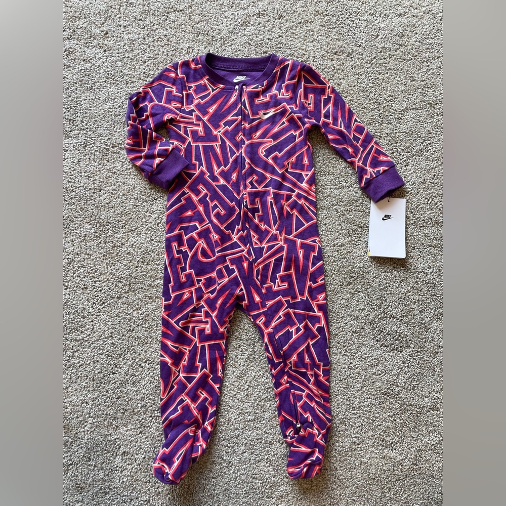 NEW Nike Baby Purple One Piece- Size 9m